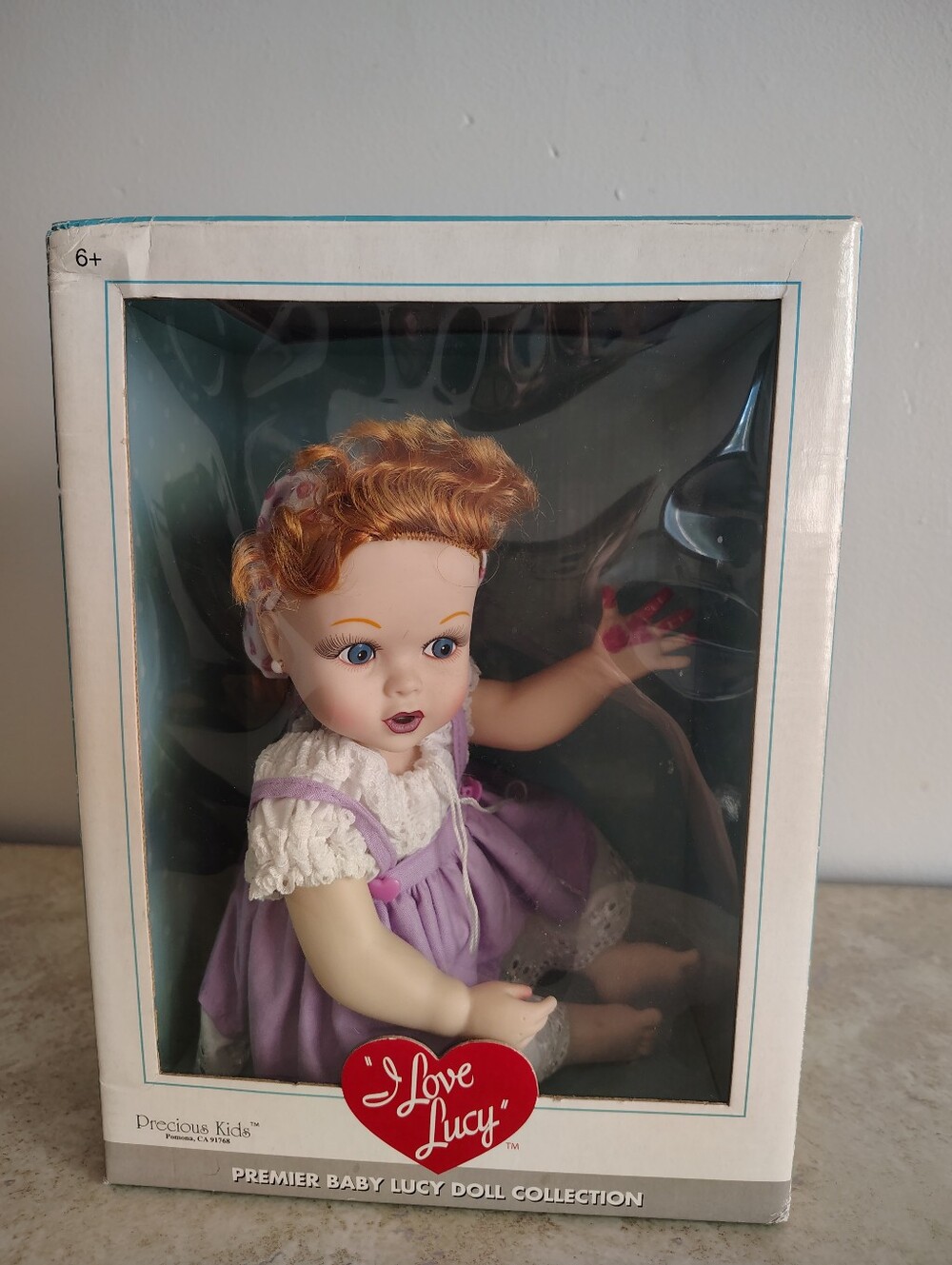 2006 Precious Kids I Love Lucy Baby Doll Italian Movie Grapes Box #45101